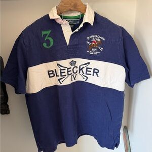 Ralph Lauren Navy and White Polo Shirt